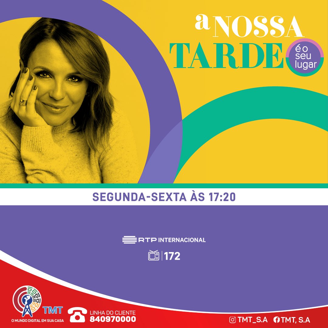 TMT, S.A - 𝐀 𝐍𝐎𝐒𝐒𝐀 𝐓𝐀𝐑𝐃𝐄: É O SEU LUGAR 🚩Acompanhe este programa que ...