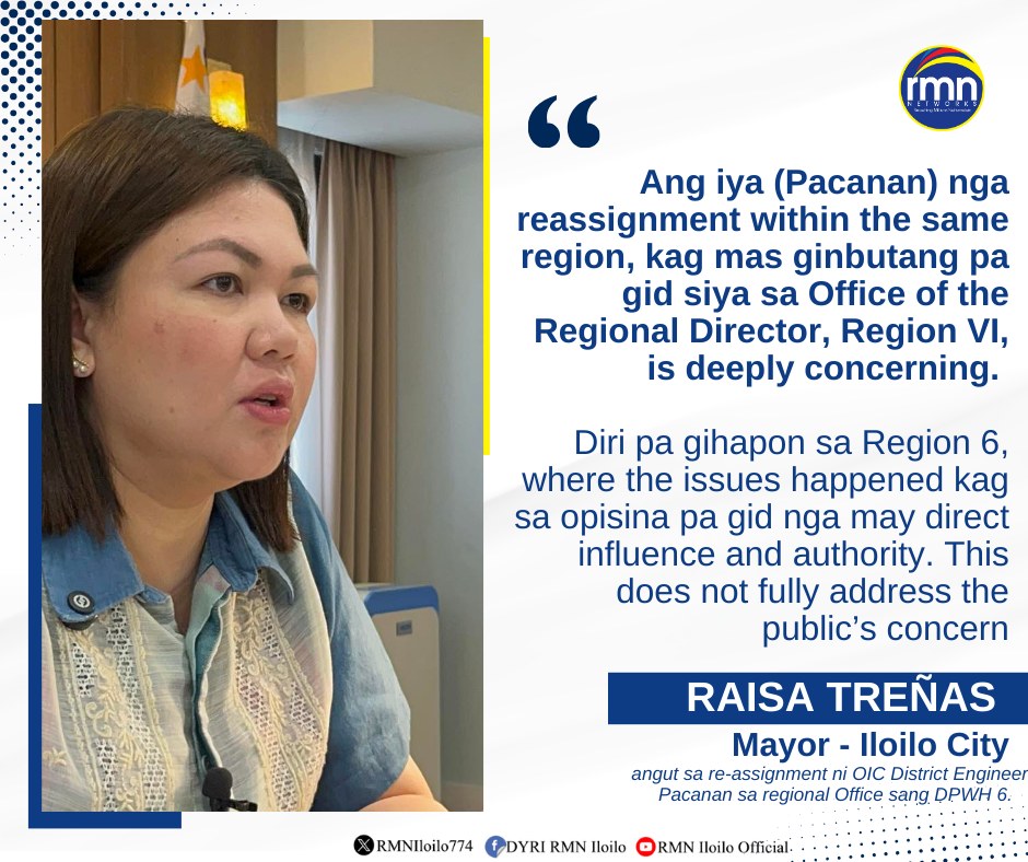 DYRI RMN Iloilo - MAYOR TRENAS GINA-QUESTION ANG DESISYON... | Facebook