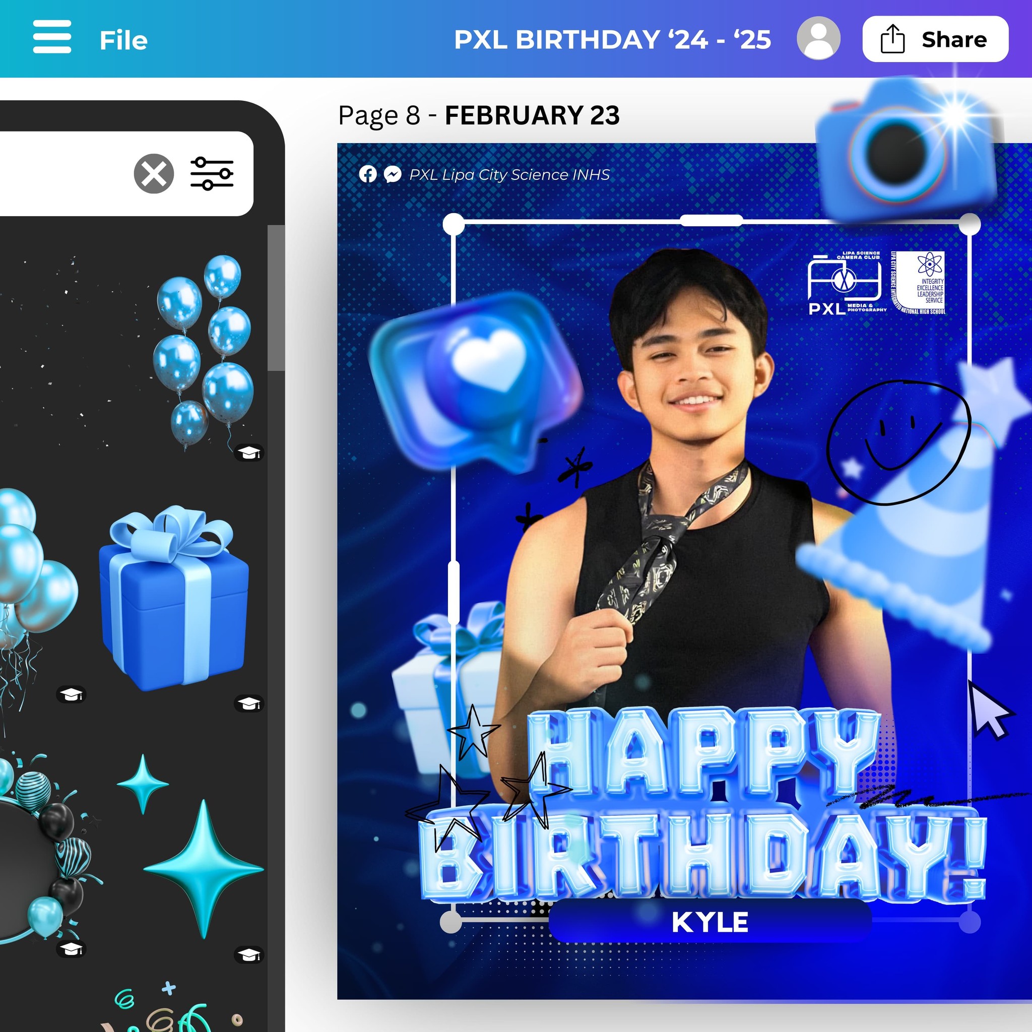 PXL - Happy Birthday, Kyle! 🎉 As the member of Editing for PXL, you're ...