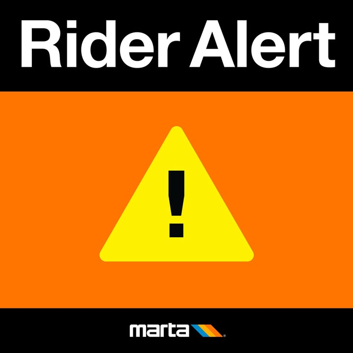 MARTA - ⚠️ Rider Alert: MARTA bus, rail, Streetcar, and paratransit ...