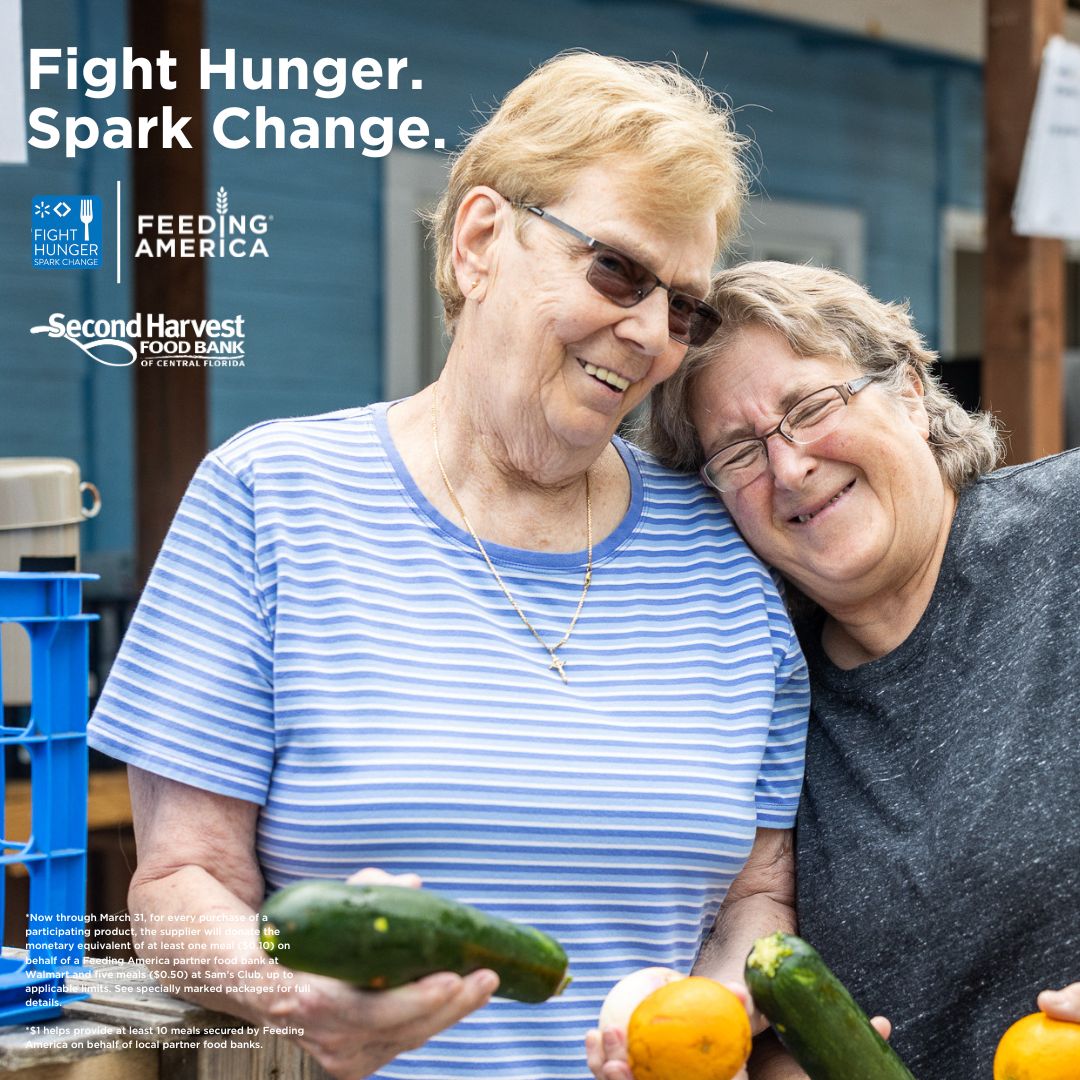 Second - 📍 Donations stay local! 1 in 8 people experience food ...