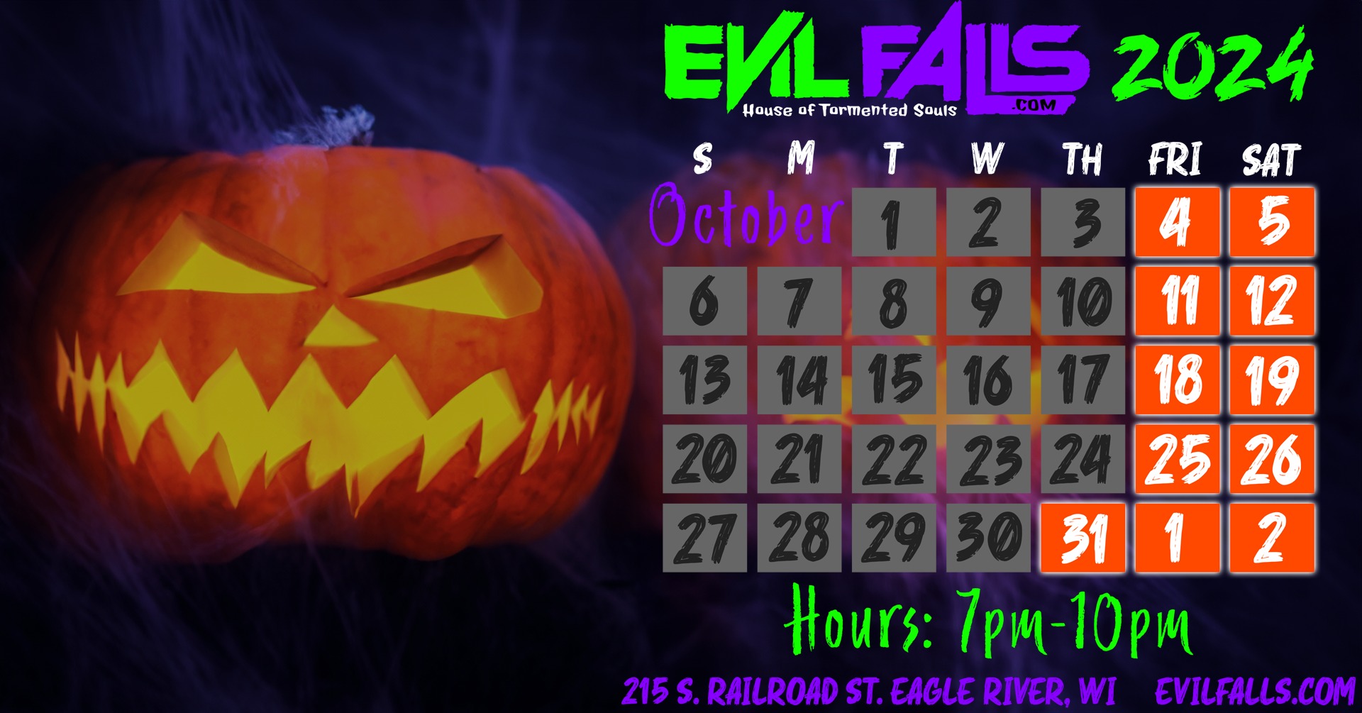 Evil Falls House of Tormented Souls-Haunted House | Eagle River WI