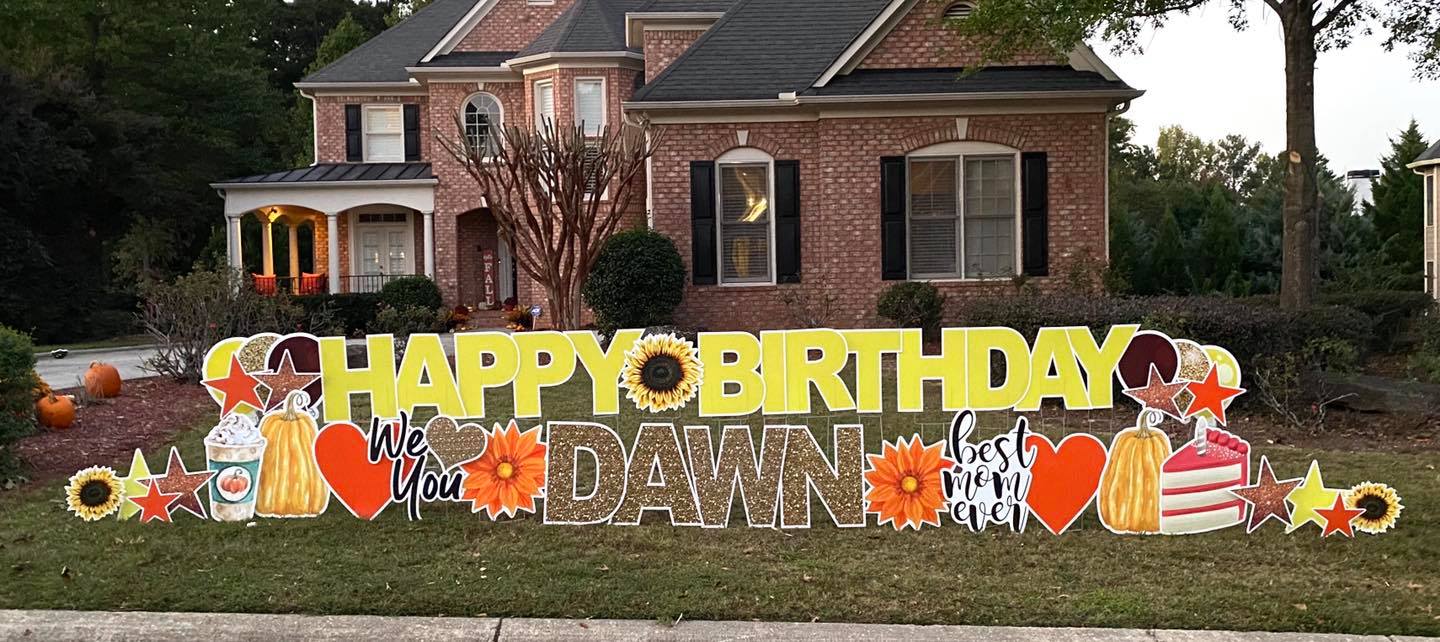 A fun fall themed... - Sign Gypsies-West Cobb/Paulding