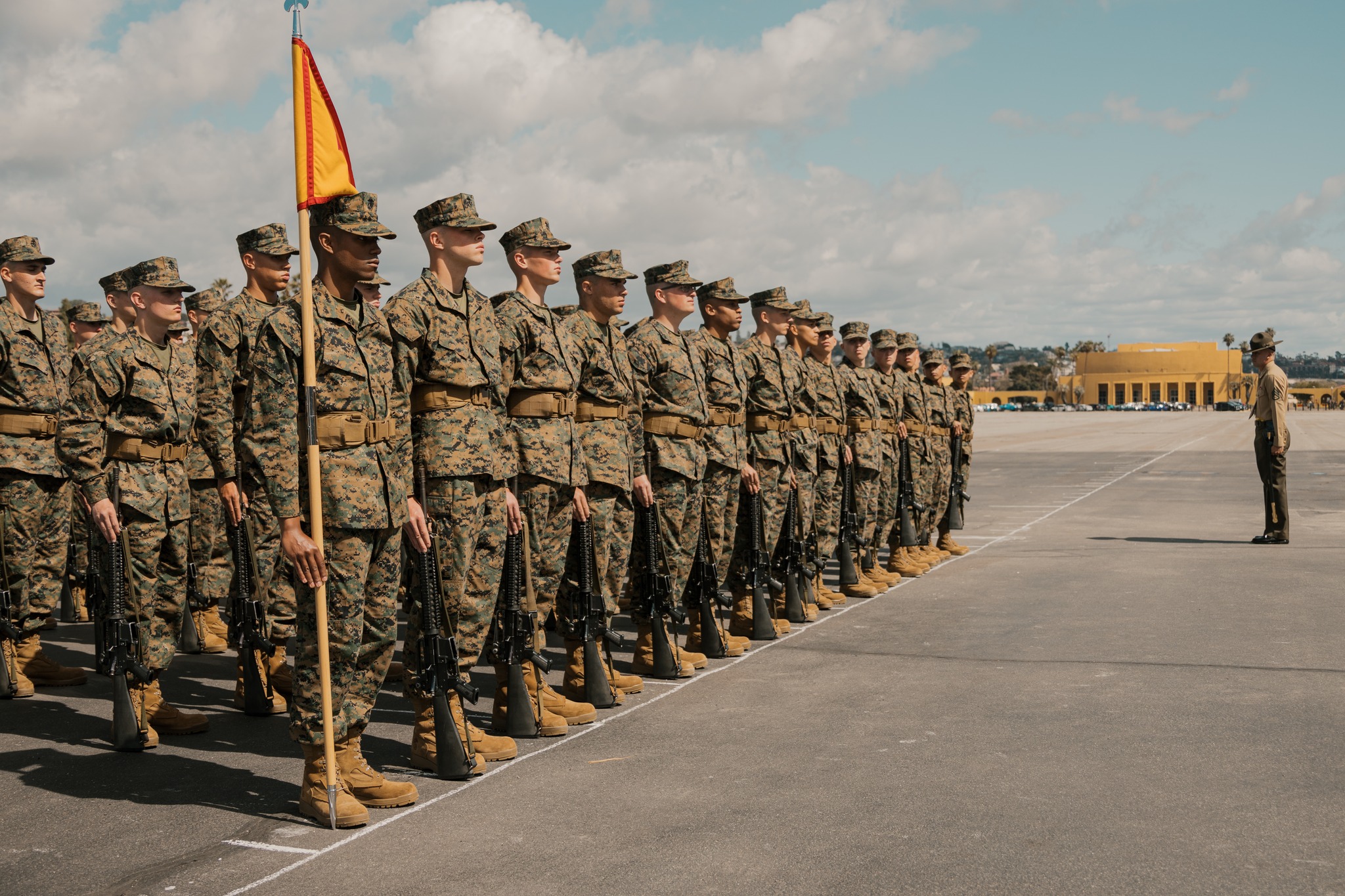 Marine - U.S. Marine Corps recruits with Golf Company, 2nd Recruit ...