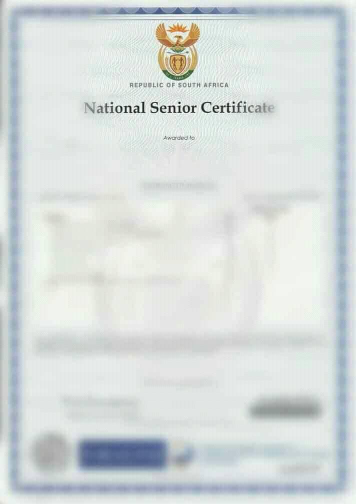 Selling Umalusi Matric Certificate R500