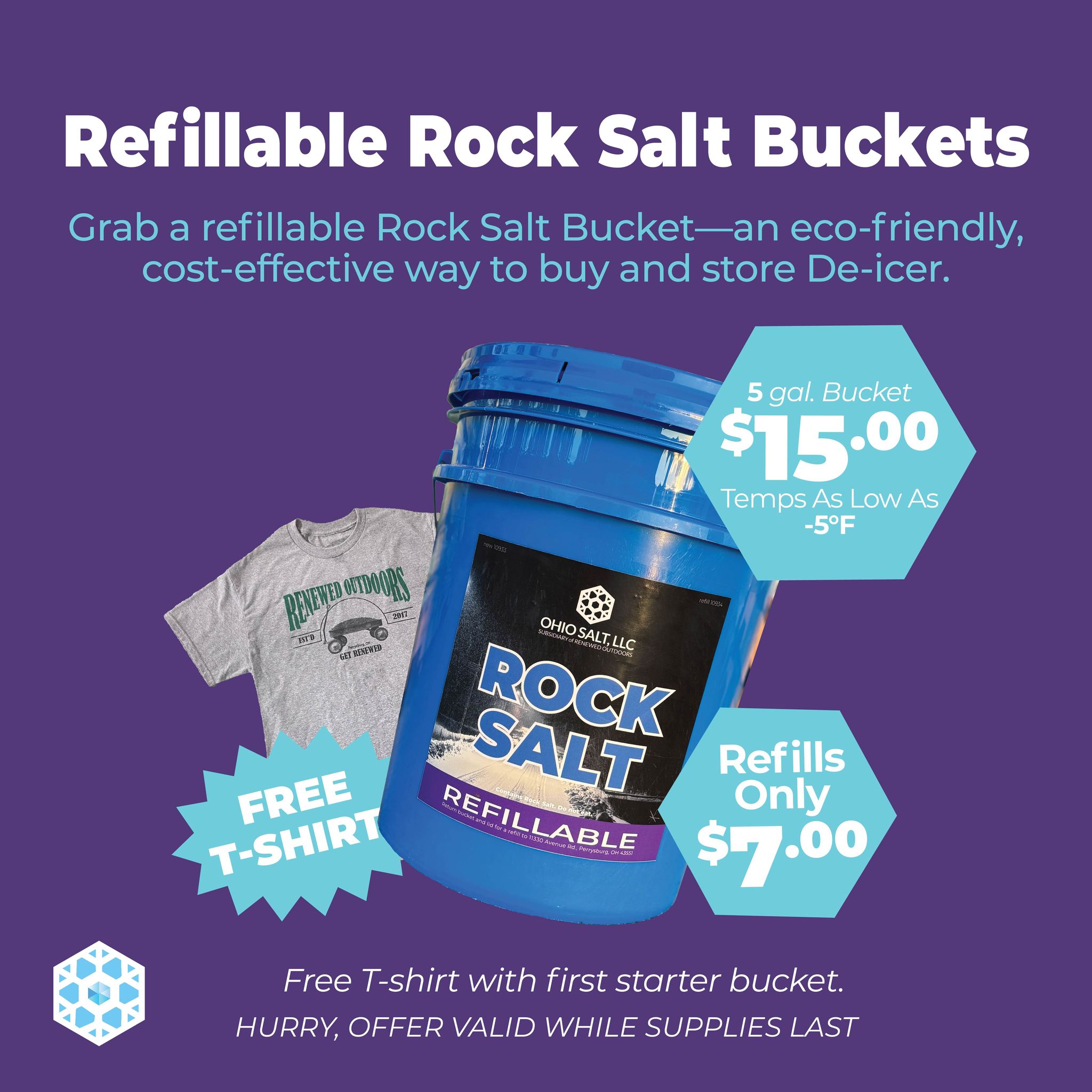 Ohio Salt, LLC - ️ Refillable Salt Buckets: The Gift That Keeps on ...