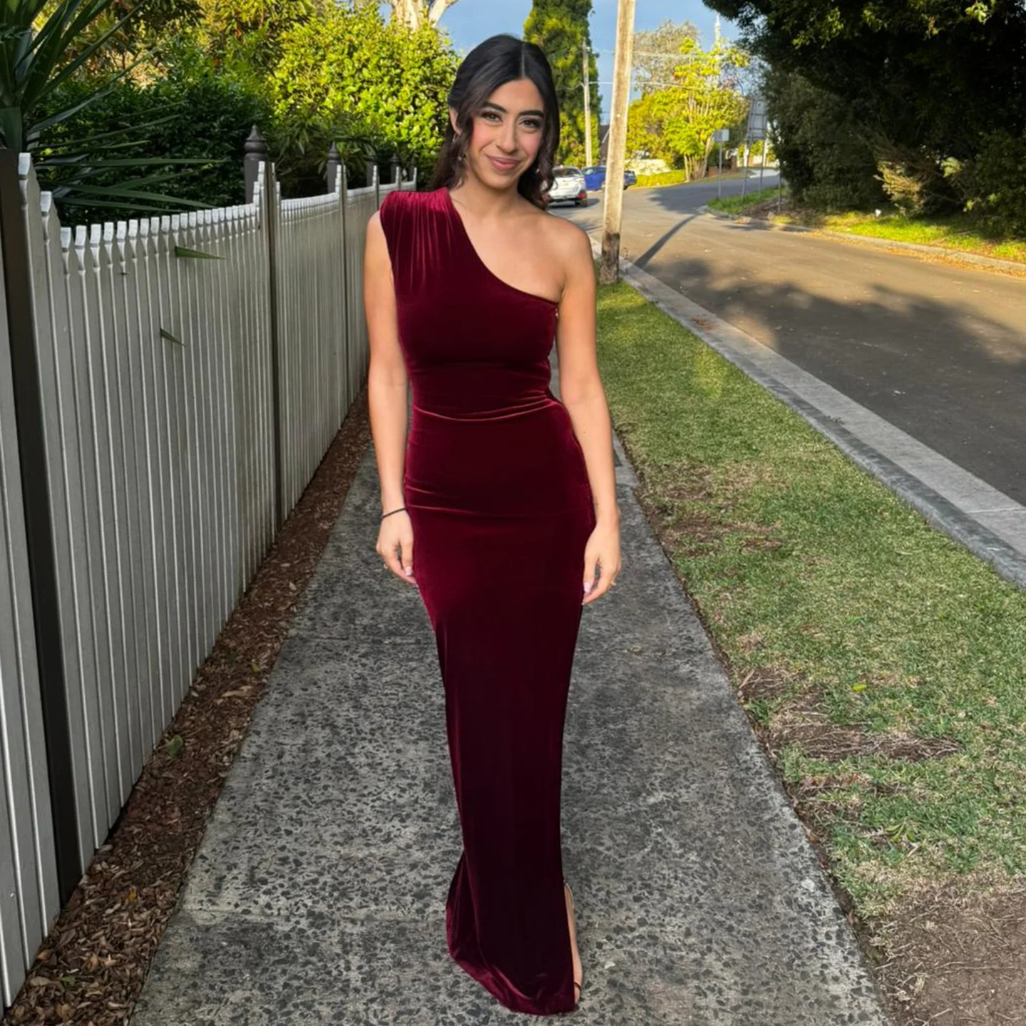 burgundy summer maxi dress Elodia | Bandeau With Gathered-Detailing The Best Bridesmaid Dress NOX 2-20 Color:Grey Green making this a great