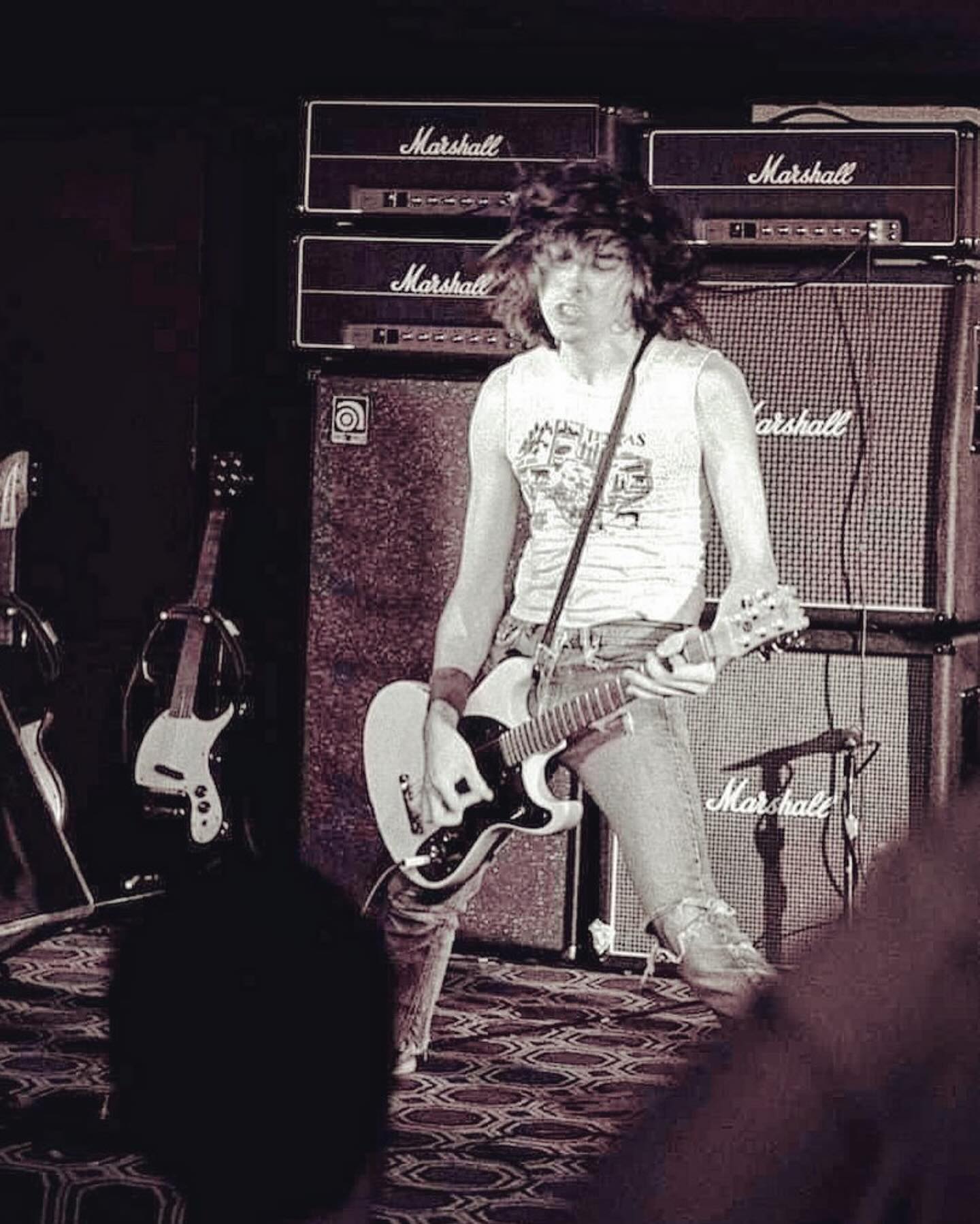 Johnny Ramone, Toronto, 1979. Here's Johnny at El Mocambo in