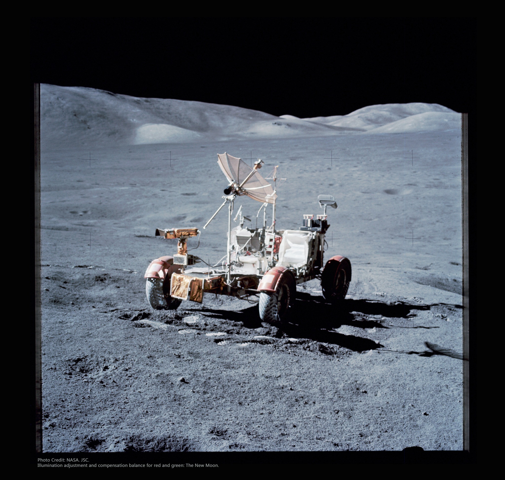Apollo 17 moon surface photo from December 1972