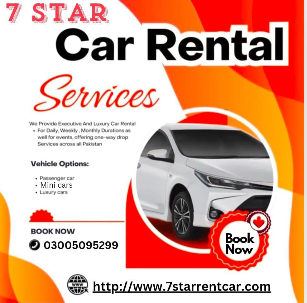 7 Star Rent a Car Rahim Yar Khan | Rahimyar Khan