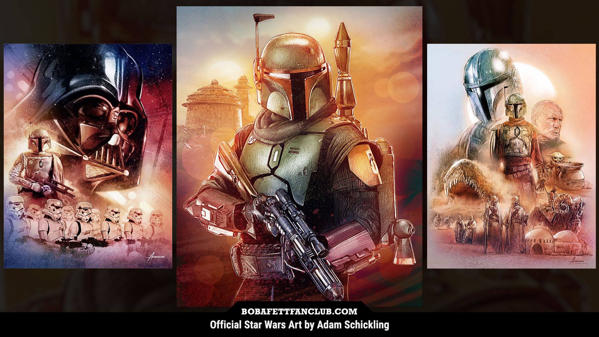 Official #StarWars art by Adam Schickling for Acme Archives From