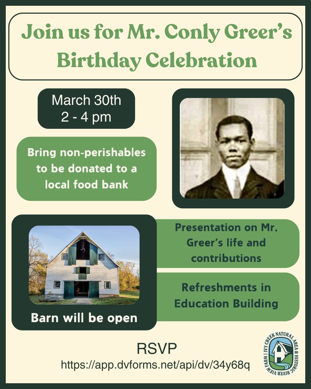 Descendants - Ivy Creek and DEC-UVA invite you to celebrate the life ...