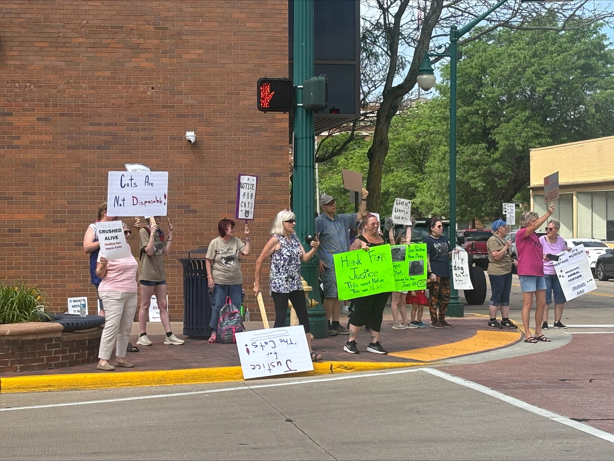WNDU - A protest is currently underway outside of the... | Facebook