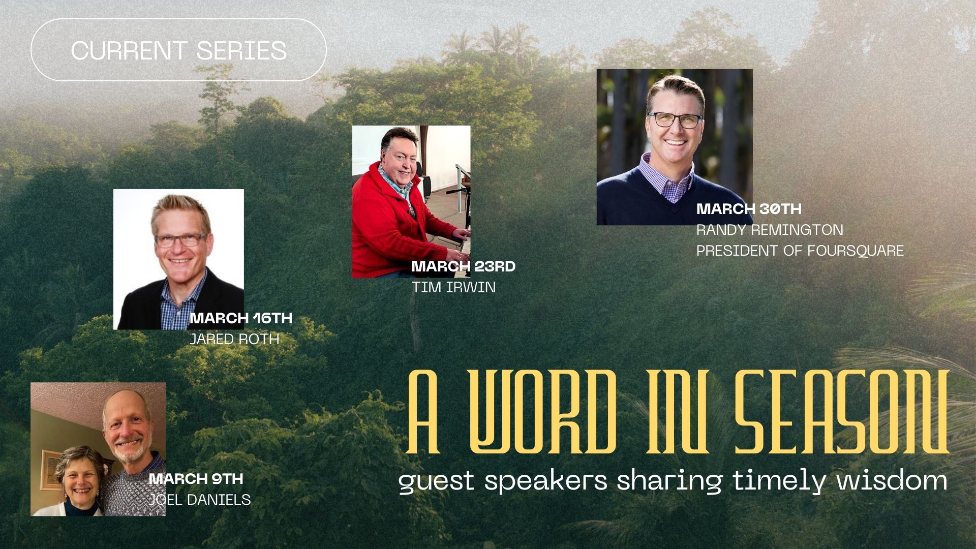 OneChurch Aloha - NEW SERIES Our new sermon series, A WORD IN SEASON ...