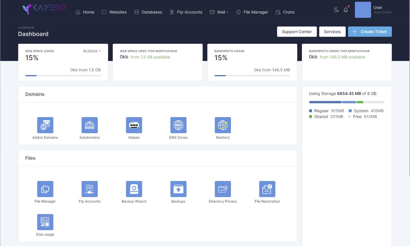 Kayebo - kPanel (Kayebo Control Panel) for Windows Kayebo Web Control ...