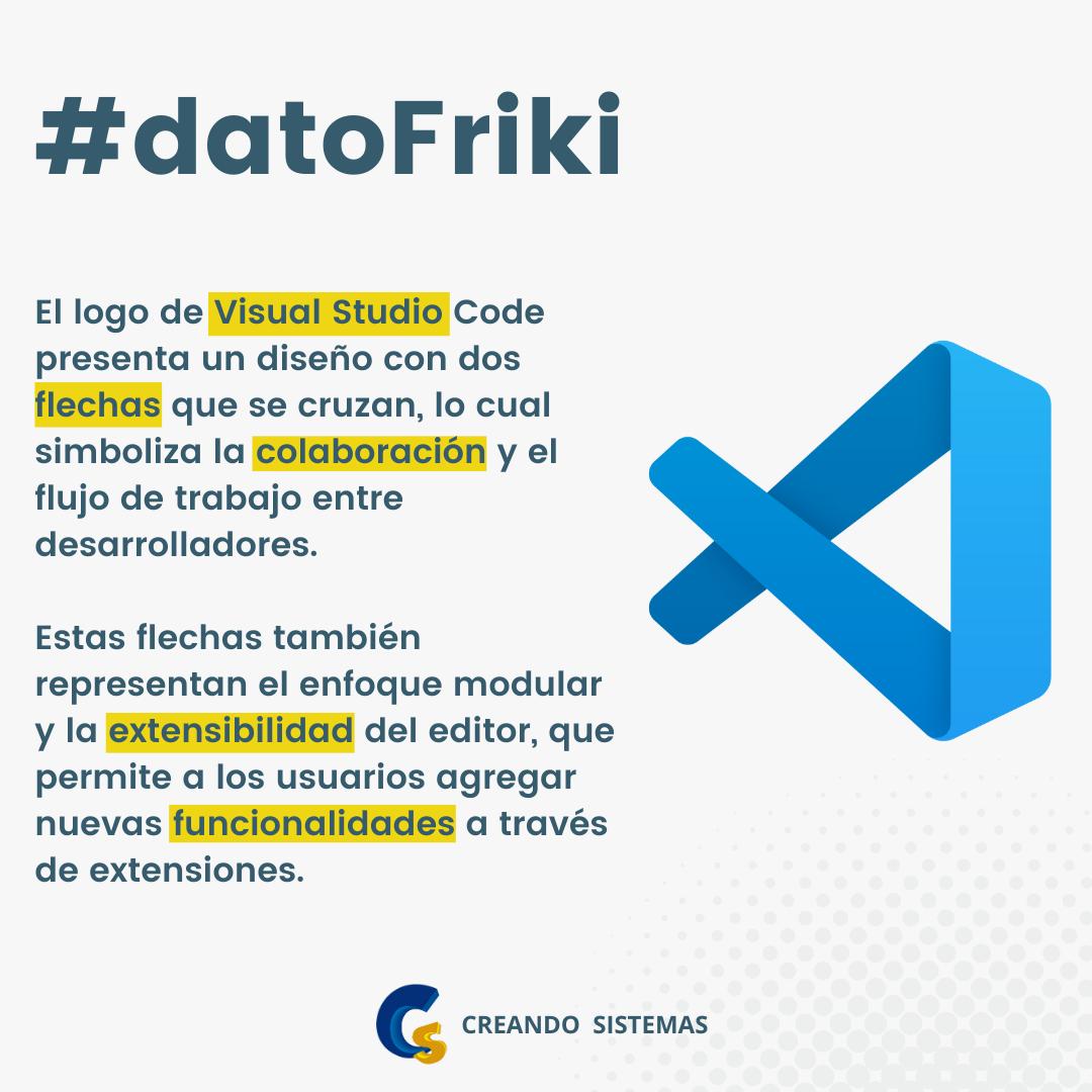 Creando - El logo de Visual Studio Code son dos flechas cruzadas, que ...