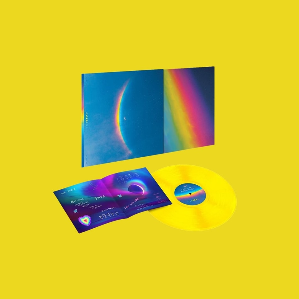 Coldplay's Moon Music zoetrope picture disc is exclusively