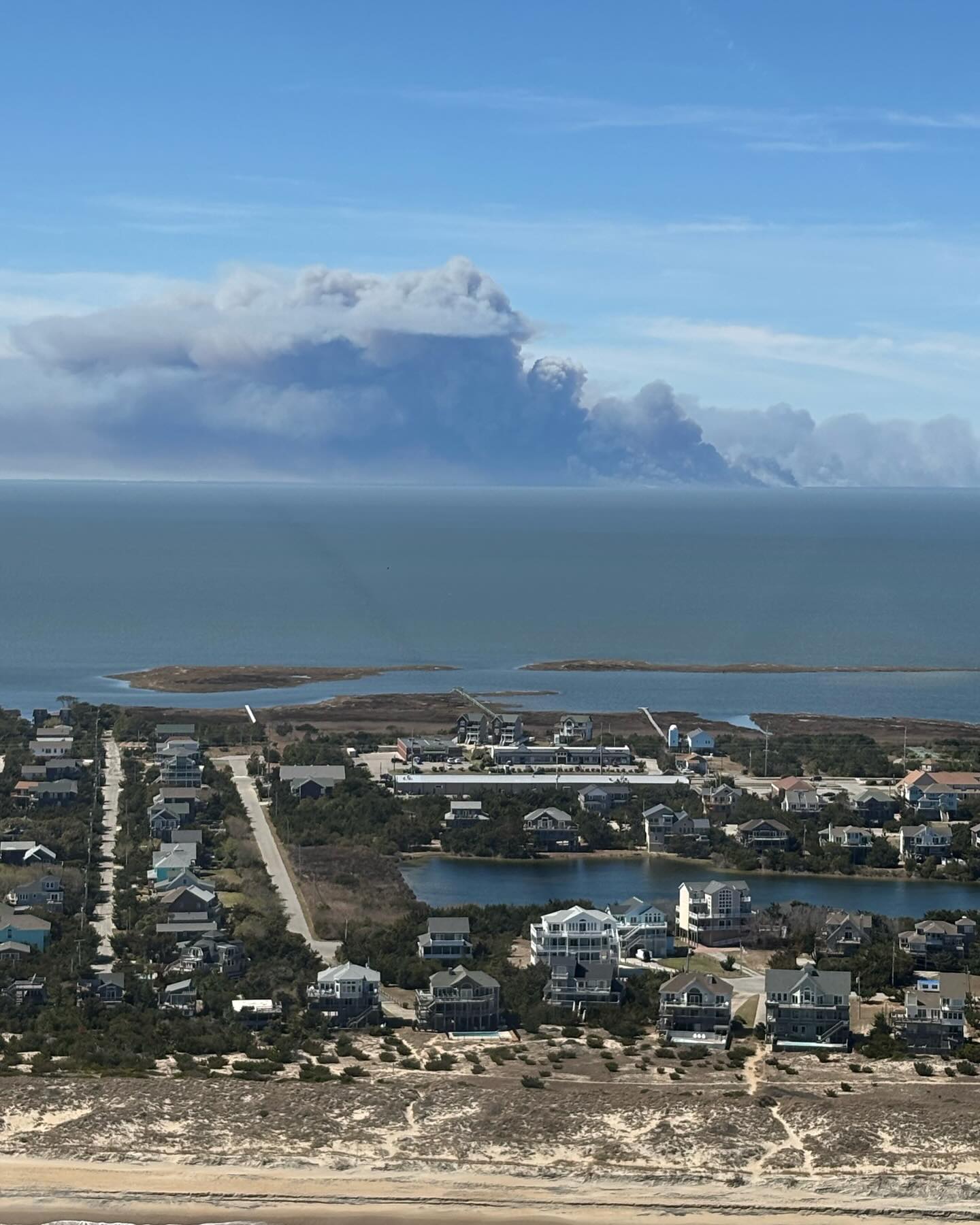 Zach Holder - 5,600 acre controlled burn today in Dare... | Facebook
