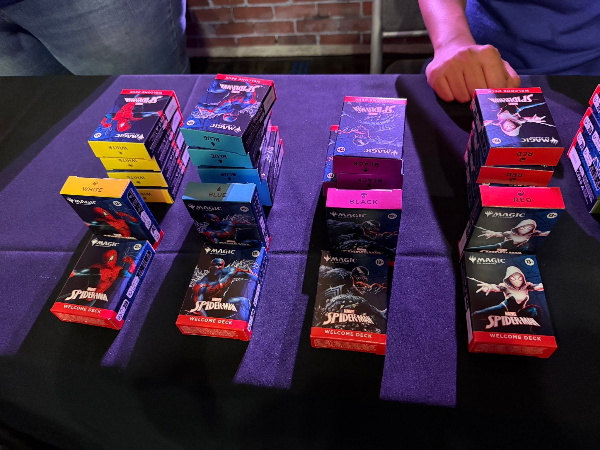 Photos from the MtG x Spider Man event at SDCC 2025!