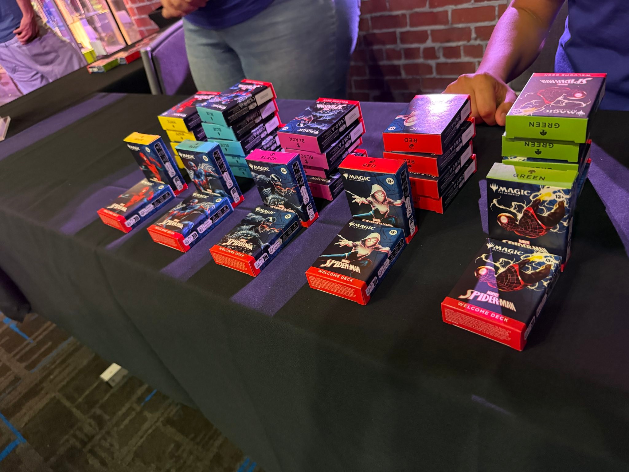 Photos from the MtG x Spider Man event at SDCC 2025!