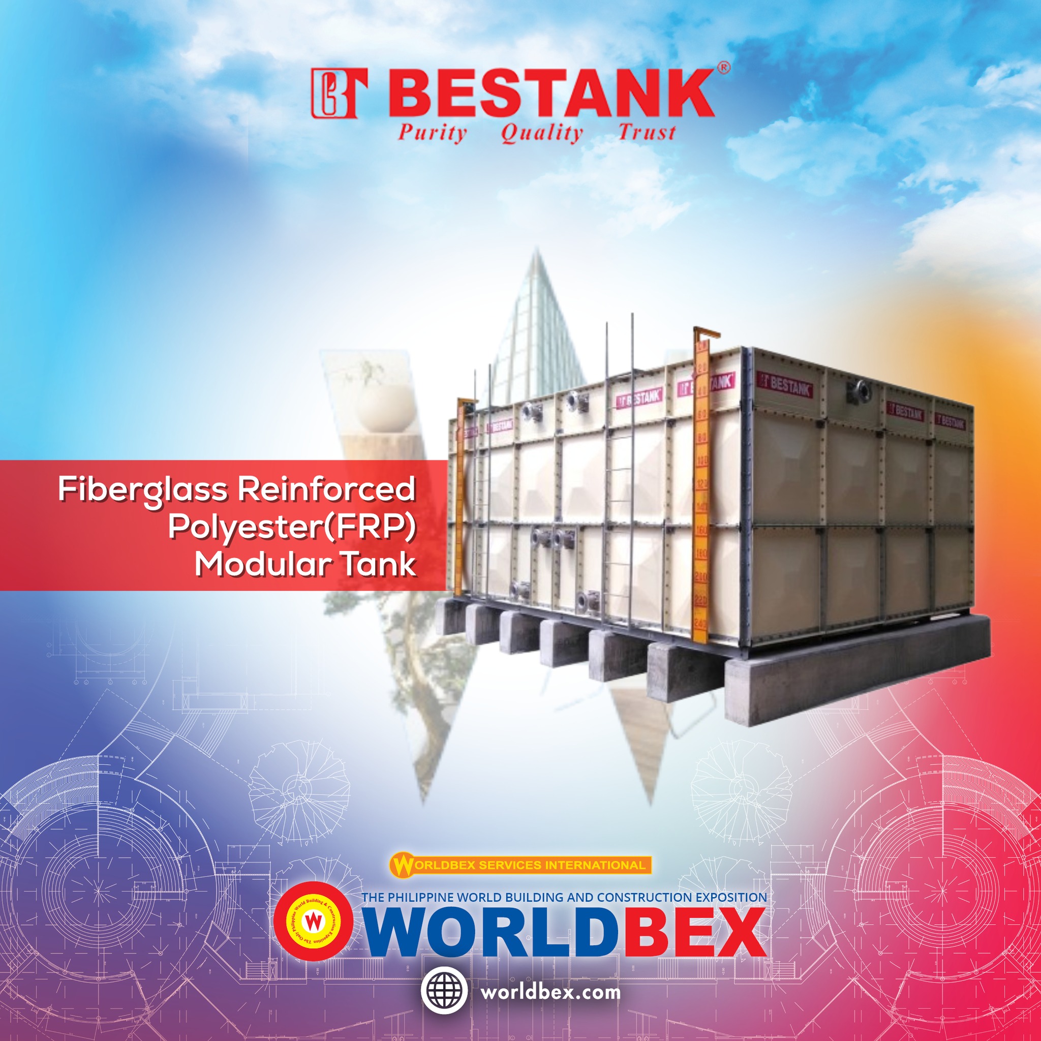 BESTANK - The FRP Modular Tank guarantees steady water flow across your ...