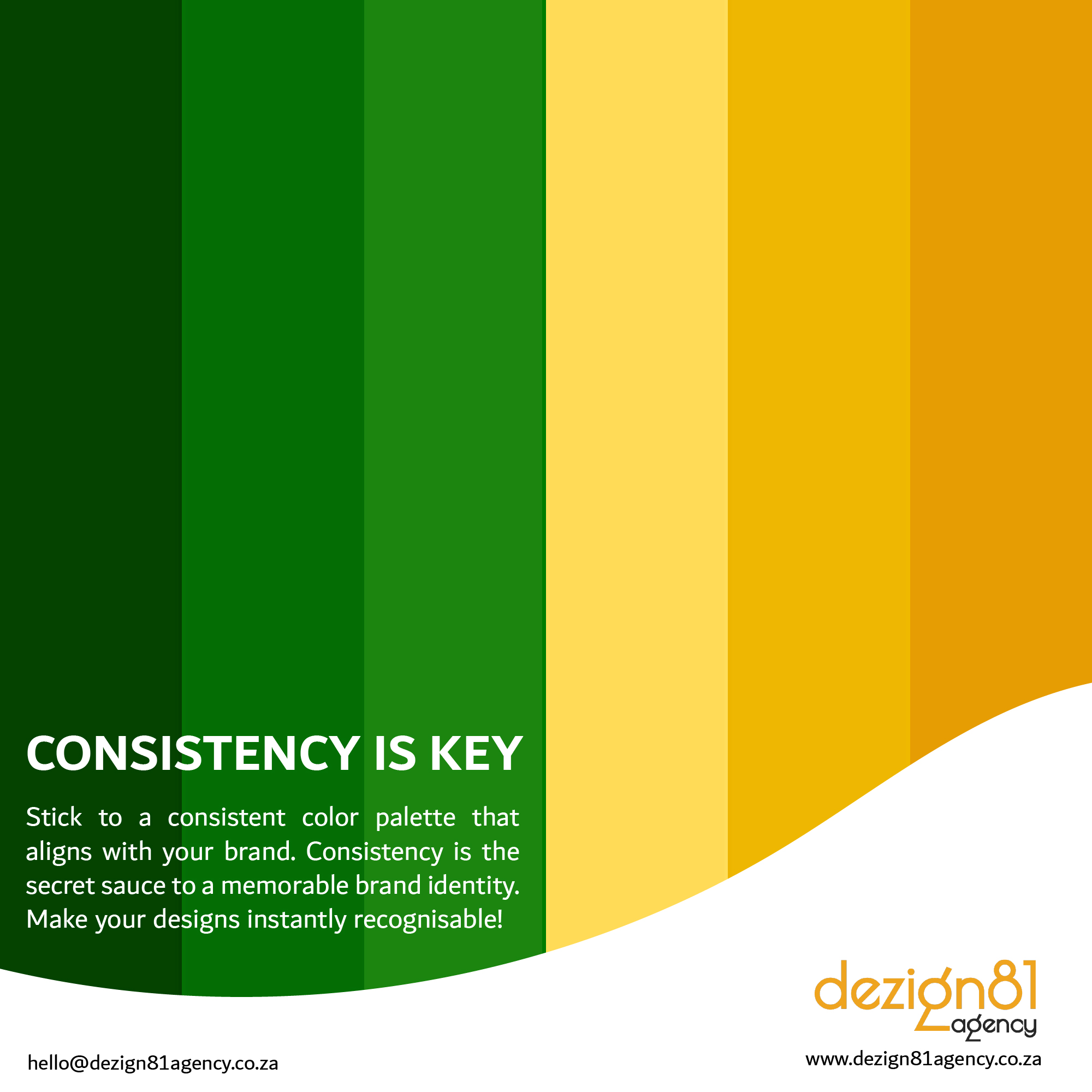 Dezign81 - 🎨 Want your brand to be unforgettable? Stick to a consistent ...