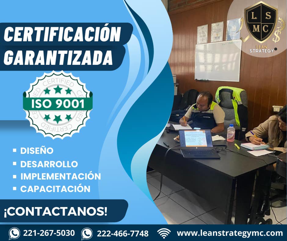 Lean Strategy - 🌍 Certificación ISO 9001: Eleva tus... | Facebook