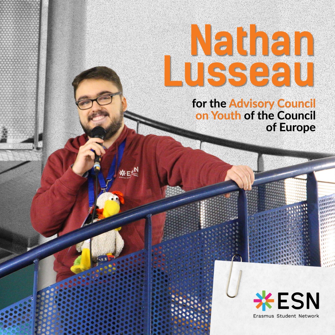 Erasmus - 📣 We’re proud to announce that Nathan Lusseau is running for ...