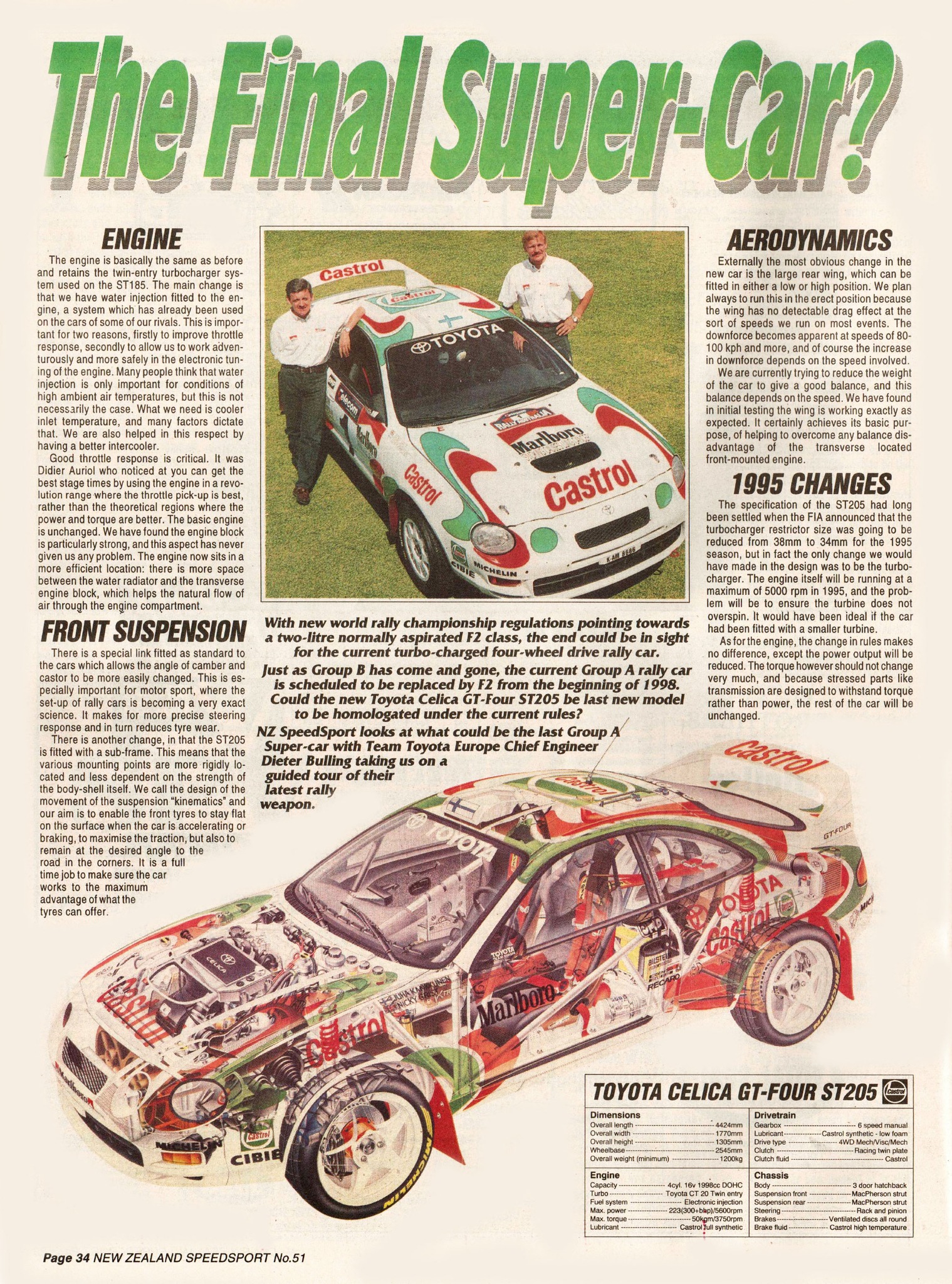 30 years ago the Toyota Celica GT-Four ST205 made it's debut in