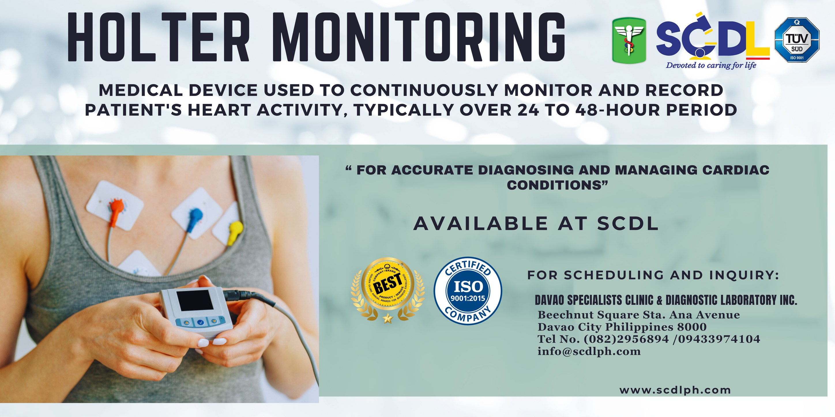 Specialists Clinic & Diagnostic Laboratory SCDL - Key uses of a Holter ...