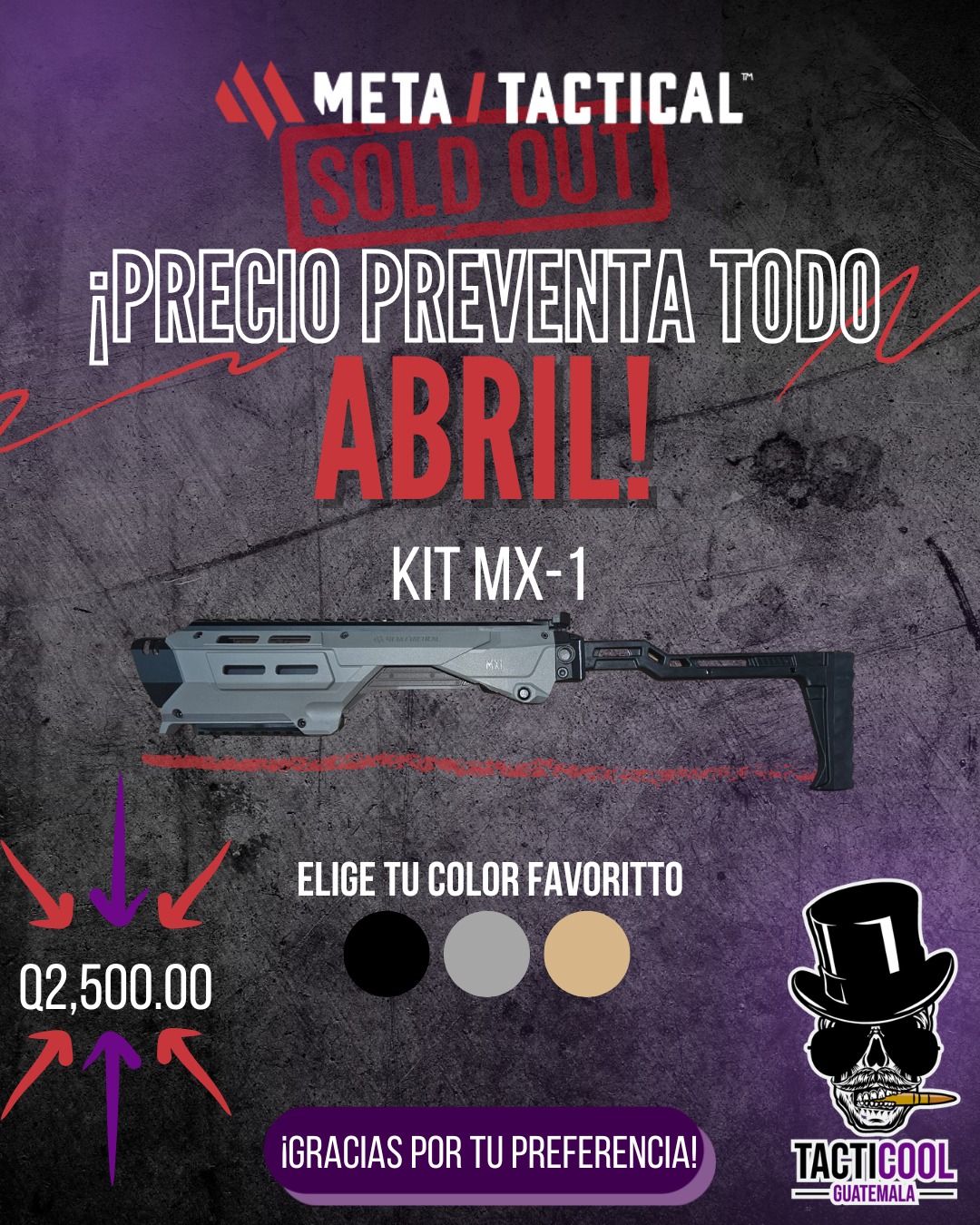 🔥 ¡SOLD OUT gracias a ti! 🔥 El Kit... - TactiCool Guatemala | Facebook