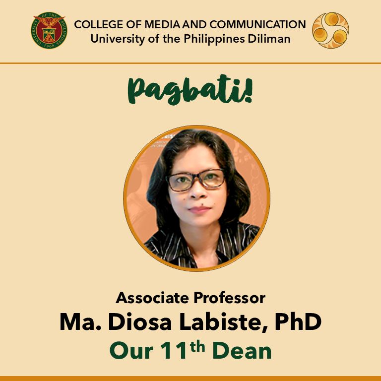 UP - Pagbati! 27 March 2025 Congratulations to Associate Professor Ma ...