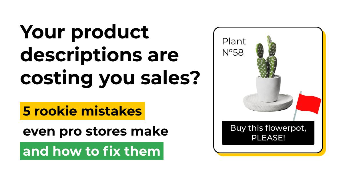 UAWC - Your product descriptions are costing you sales? 5 rookie ...