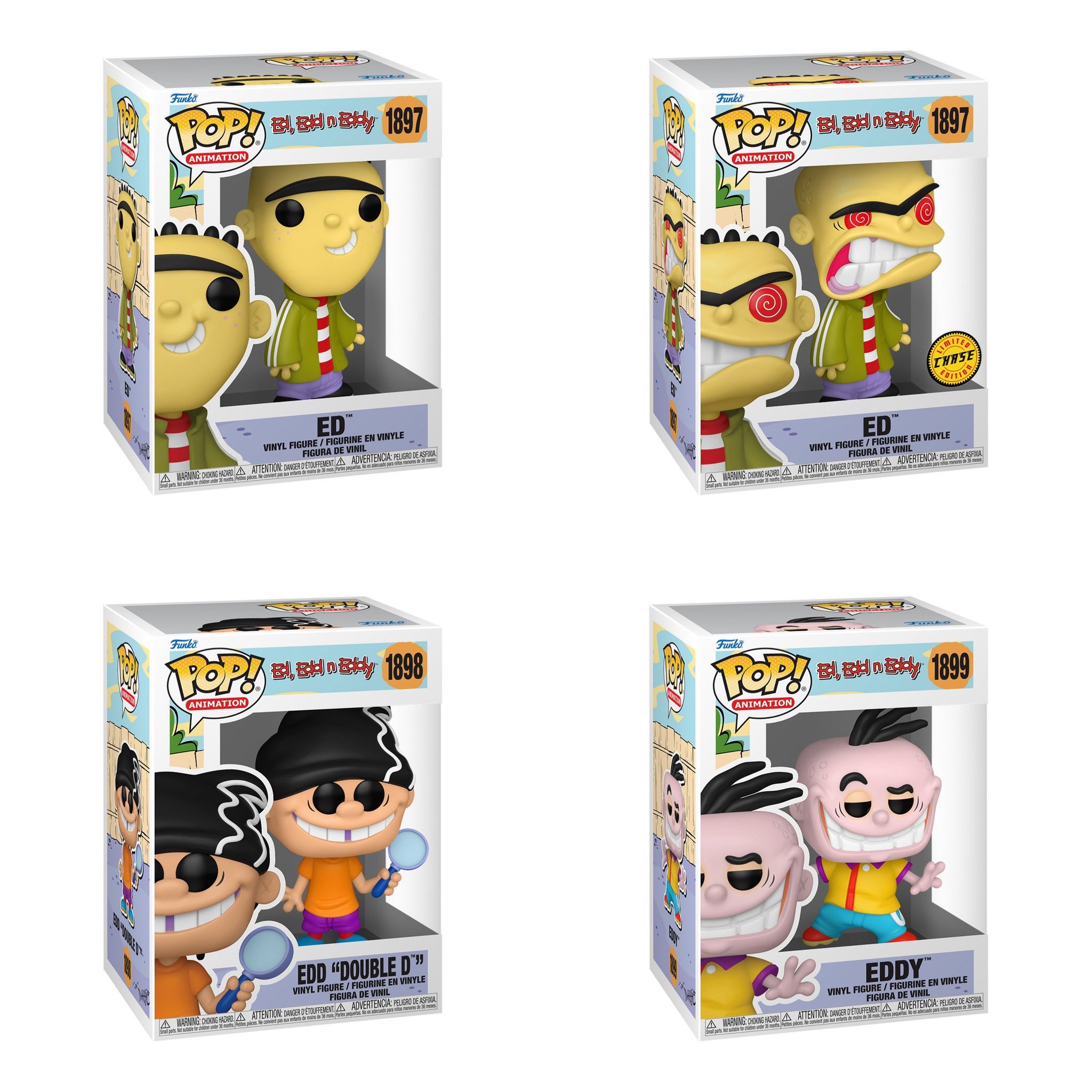 Ed, Edd n Eddy Pops now available to preorder! #funko #ededdneddy