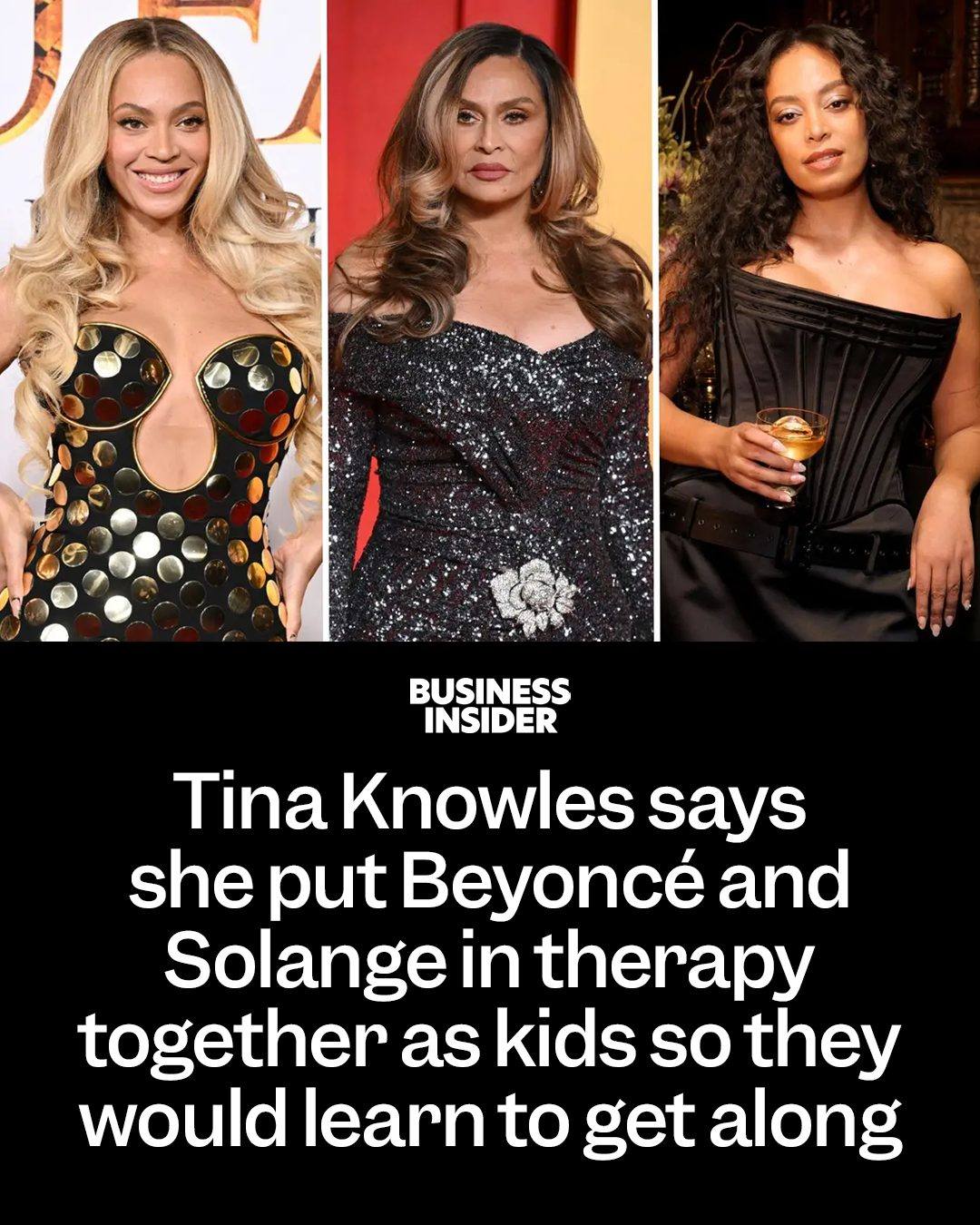 Insider - Tina Knowles says she sent Beyoncé and Solange to therapy as ...