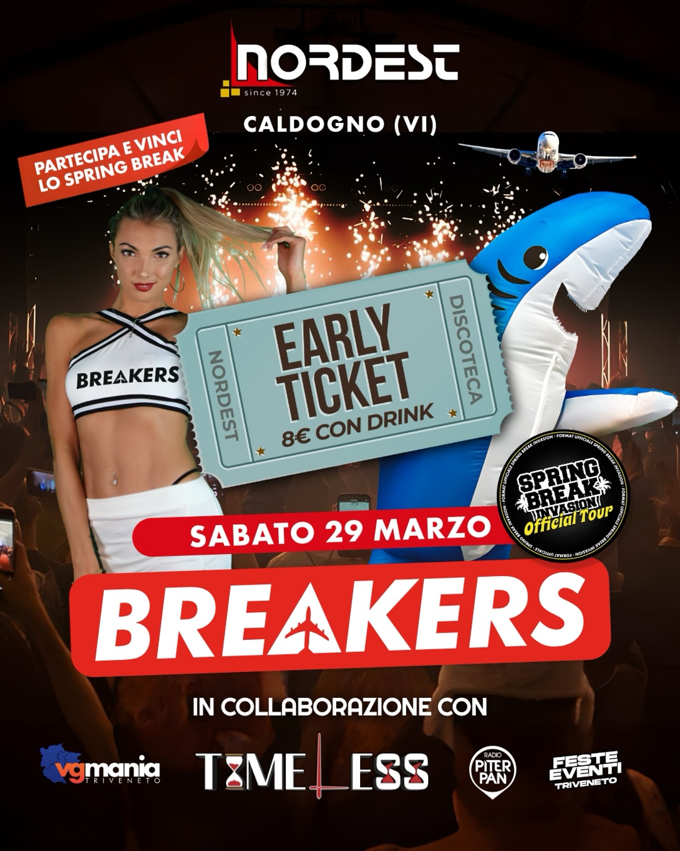 Discoteca - 🎊 ️ BREAKERS - Spring Break Tour ️🎊 📅 Sabato 29 Marzo 2024 ...