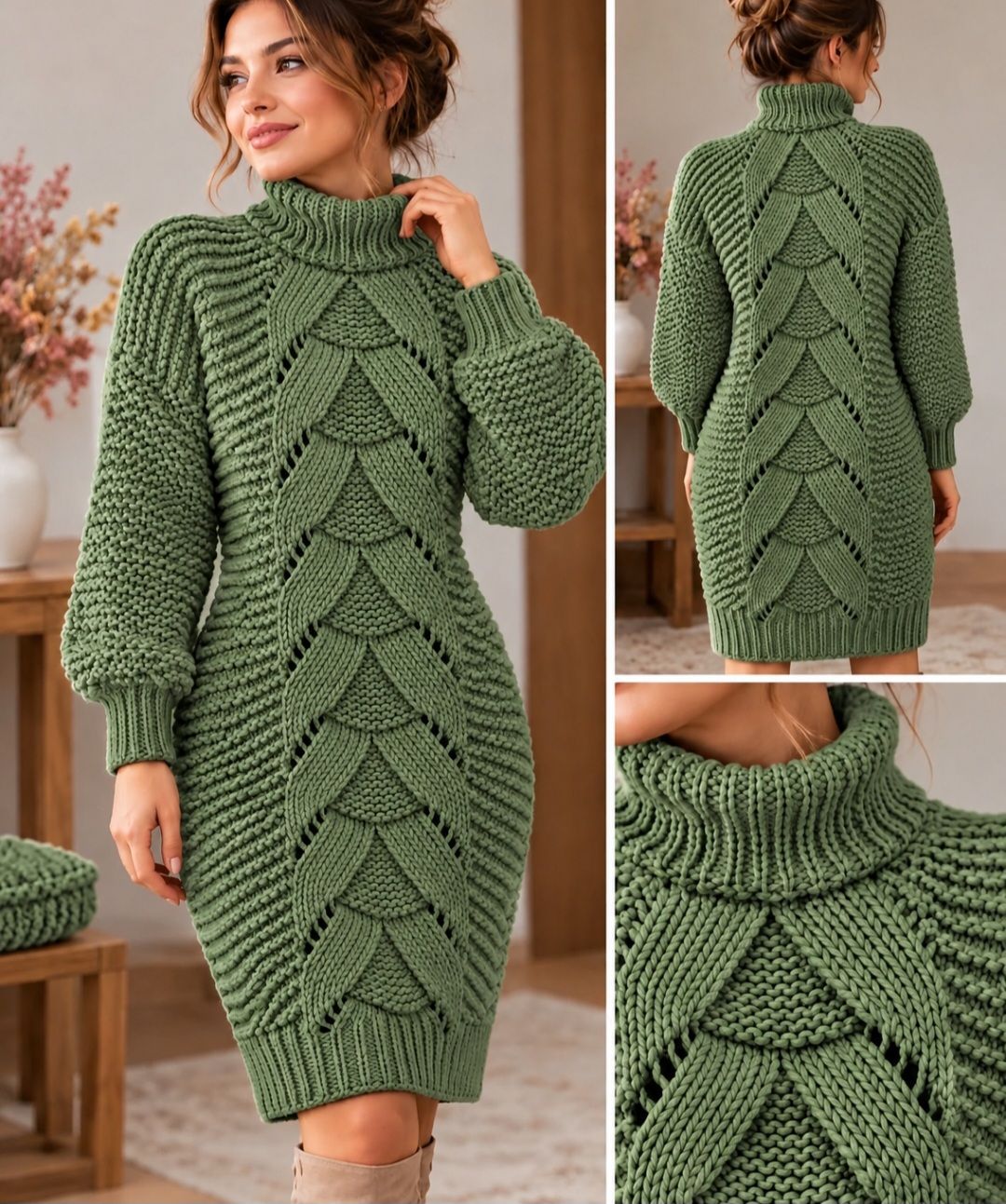 fairy leaves knit dress pattern Elegant Green with Stunning Leaf 🌿🧶 #KnittingIdeas # KnitDress #HandmadeFashion elegant beaded dress
