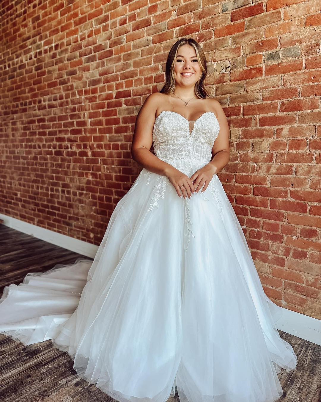 PALMER~ This strapless a-line is style EK1712 by Eddy K! With a