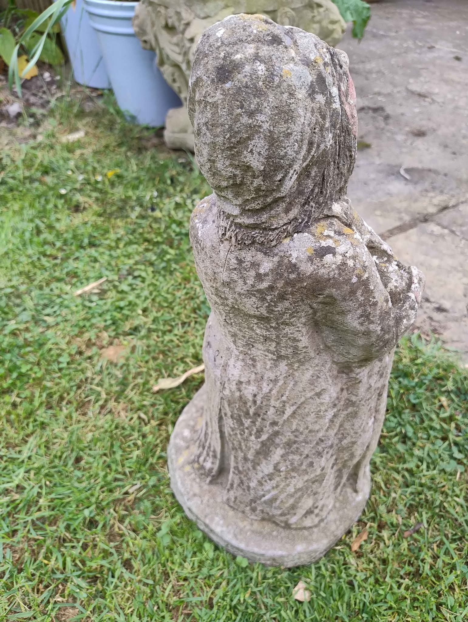 Vintage Large flashing Garden Gnome Concrete Cement rude naughty ...