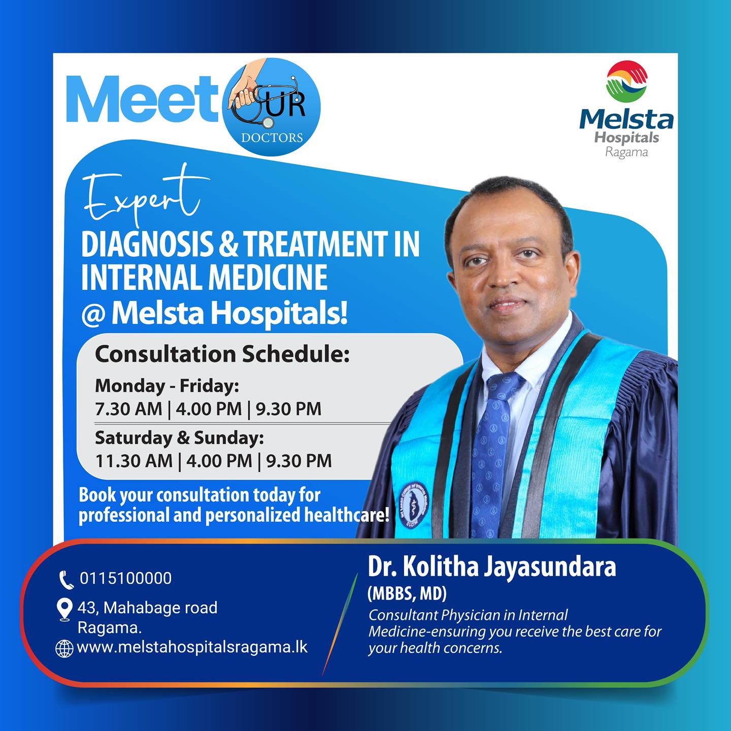 Trust in Experience, Rely on... - Melsta Hospitals Ragama | Facebook