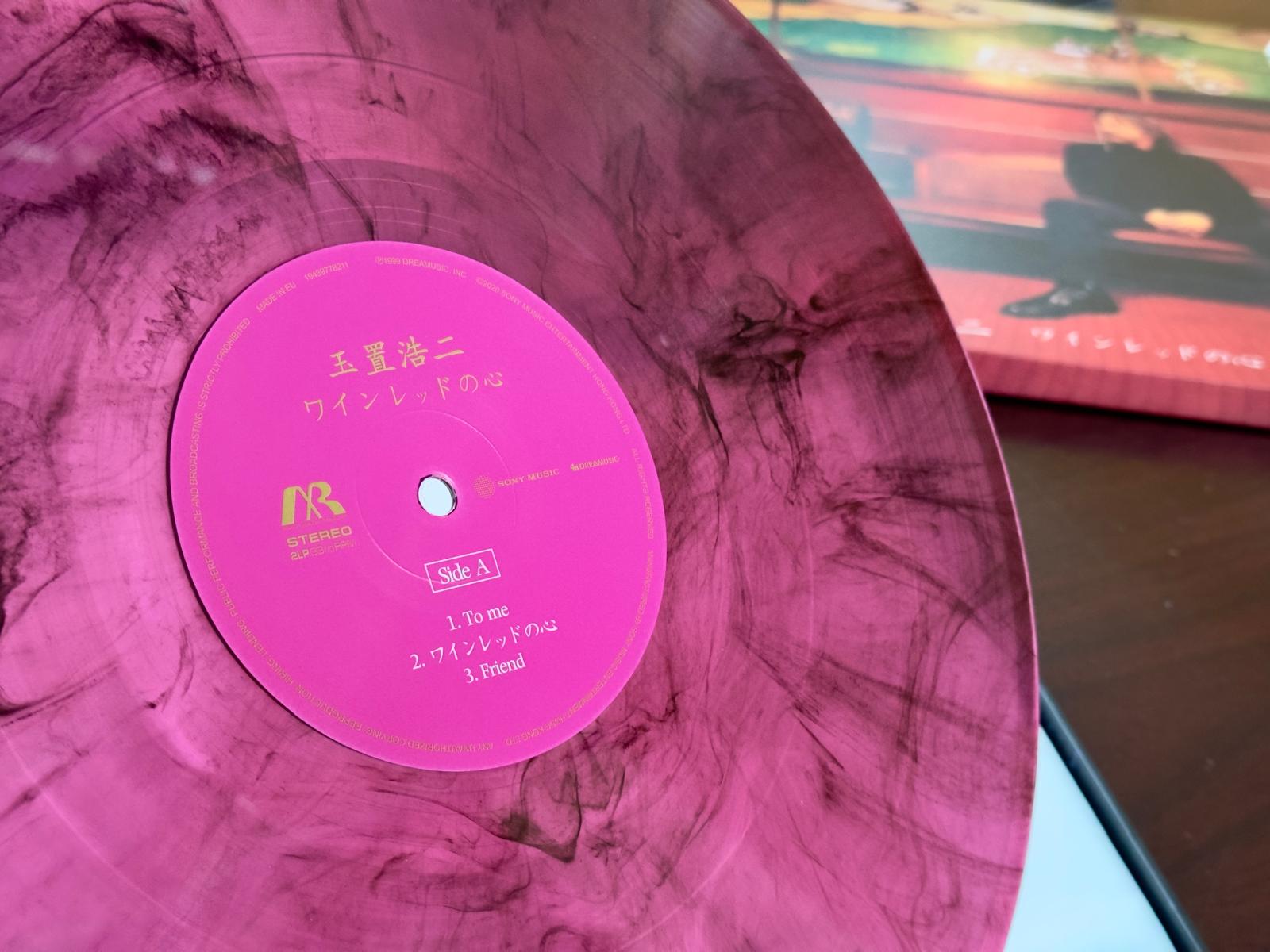 玉置浩二~ ワインレッドの心酒紅色的心2LP 規格: ARM 33 1/3RPM 洋紅色