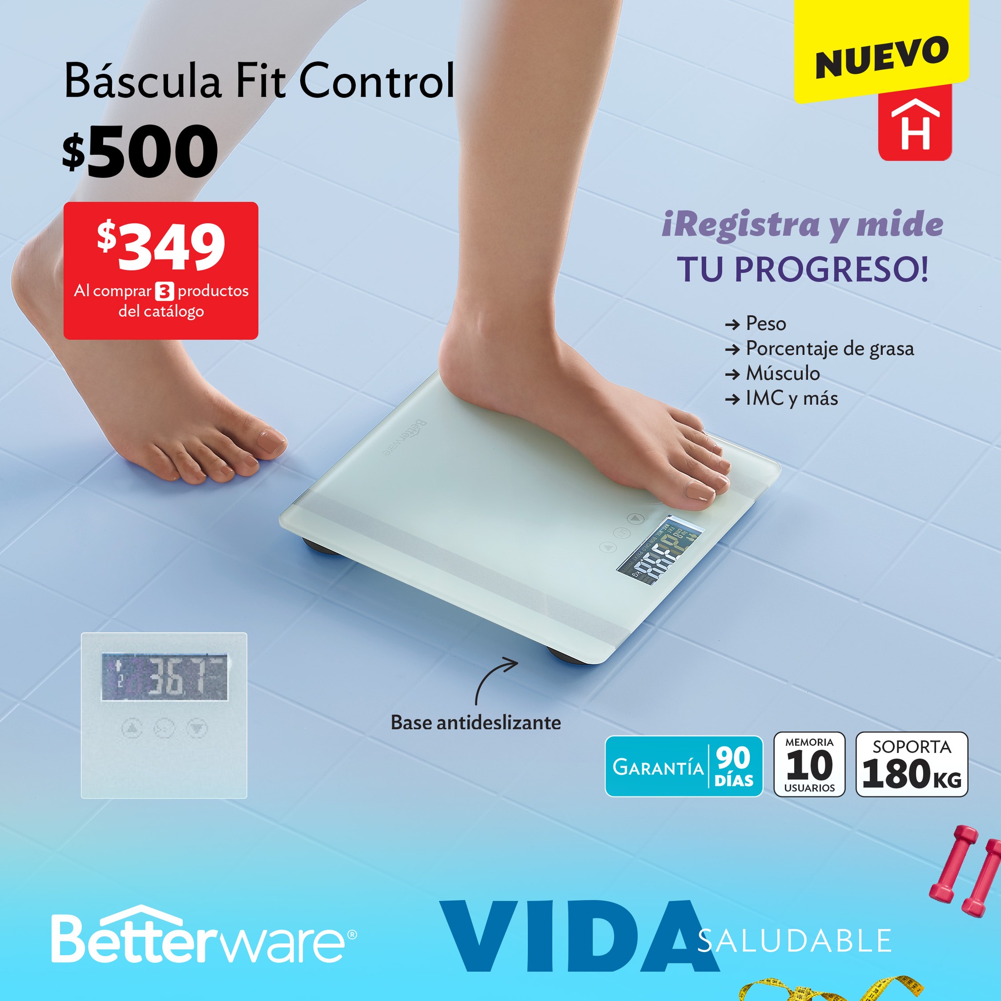 La Báscula Fit Control #Betterware, no... - Betterware México | Facebook