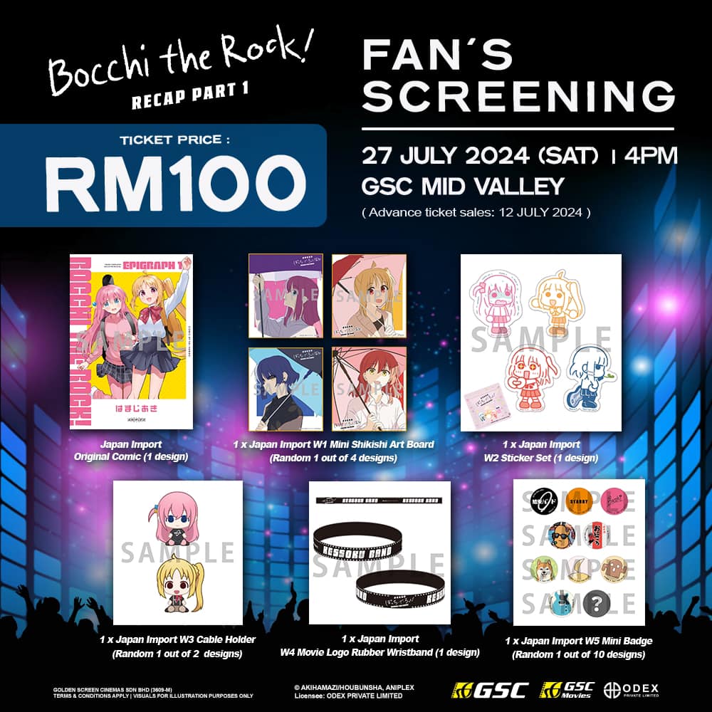 GSC - Bocchi The Rock! Recap Part 1 Fans Screening will be... | Facebook