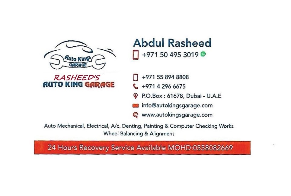 Rasheed's Auto King Garage | Dubai
