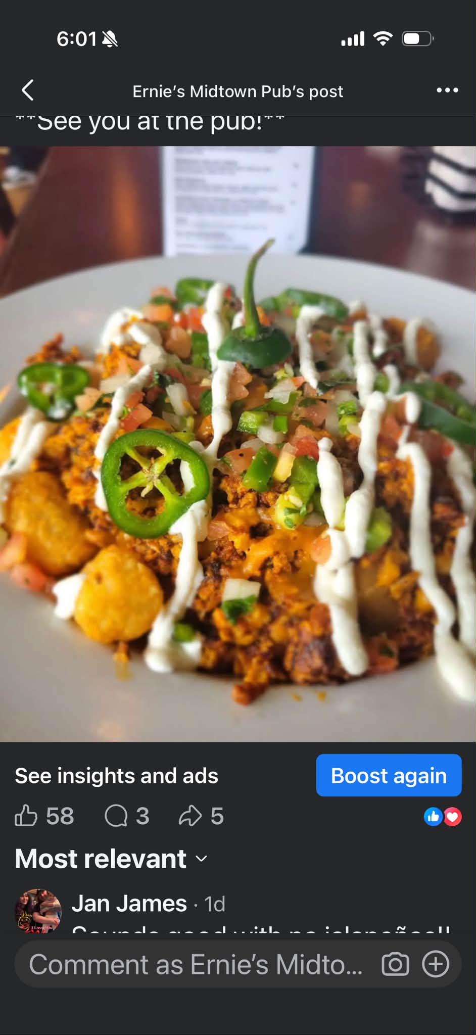 アーニーバーンズ　アップタウンダウンタウン Ernie's Midtown Pub added a new photo. - Ernie's Midtown Pub