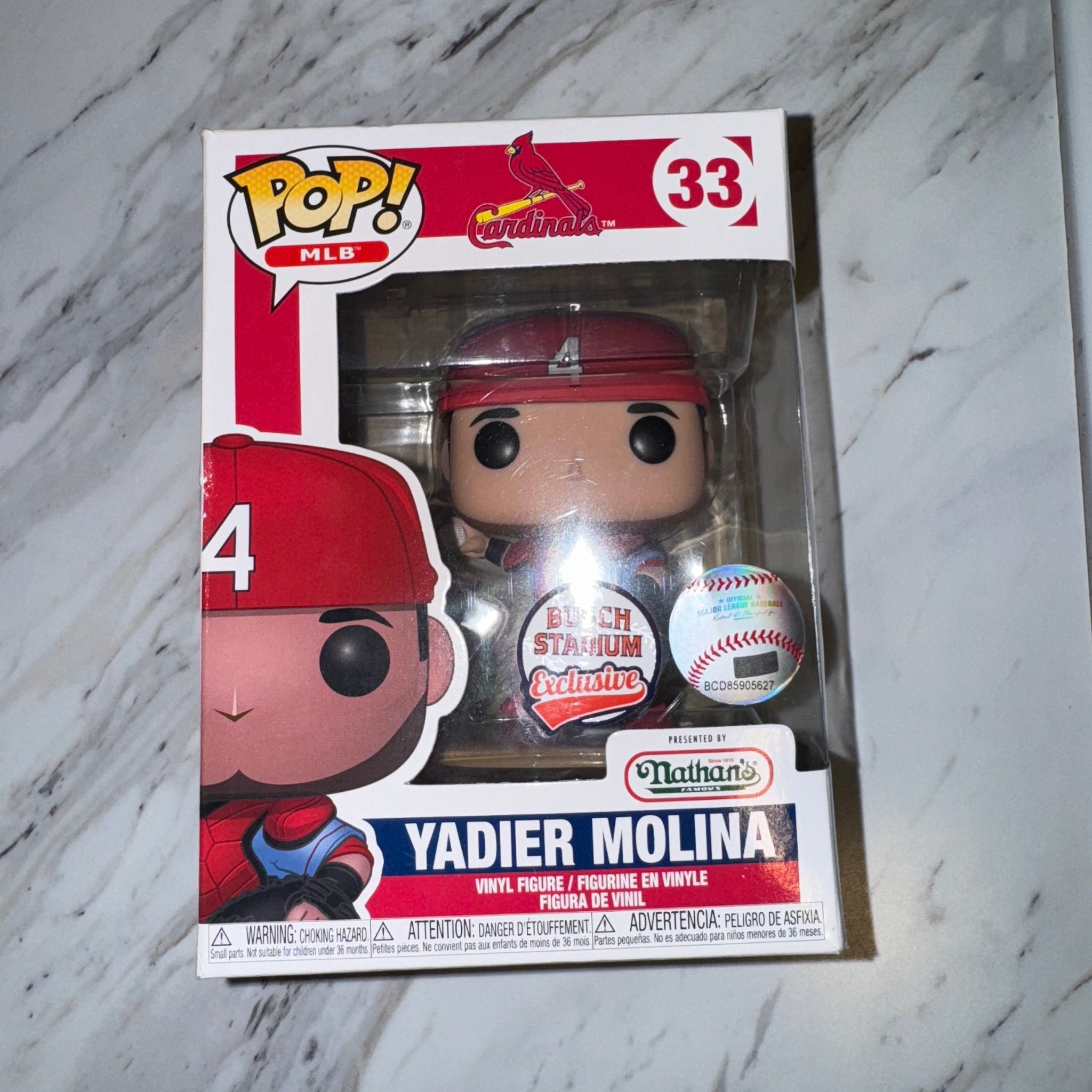 Yadier Molina Funko Pop (33), Busch Stadium Exclusive. This was  display picture 1