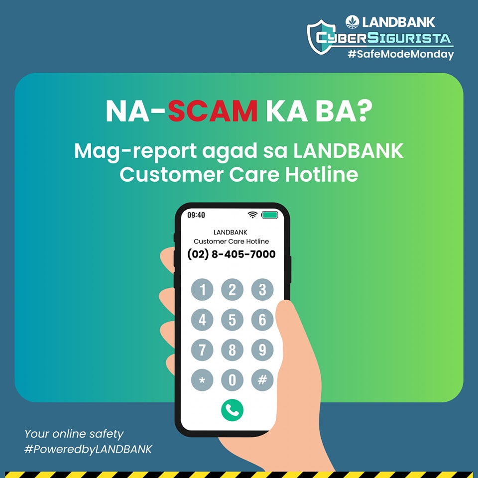 Na-scam ka ba? Huwag... - Land Bank of the Philippines | Facebook