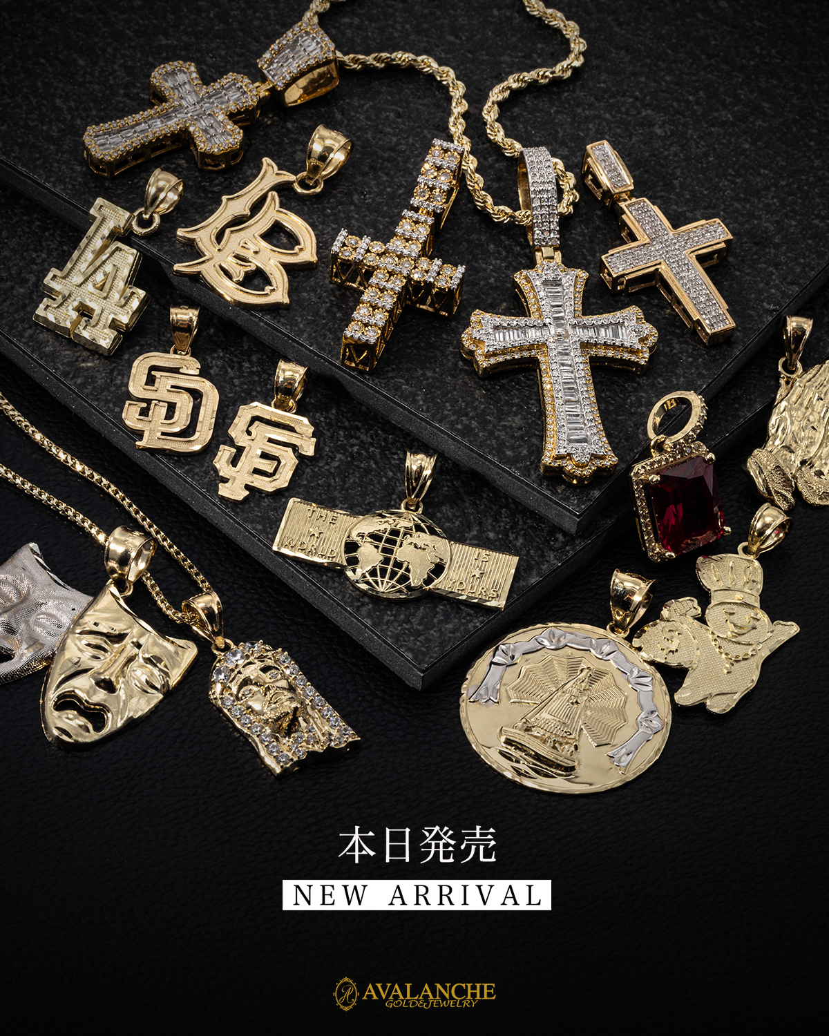ralph × AVALANCHE × ASSASSYN JEANZによるトリプルコラボジュエリーを