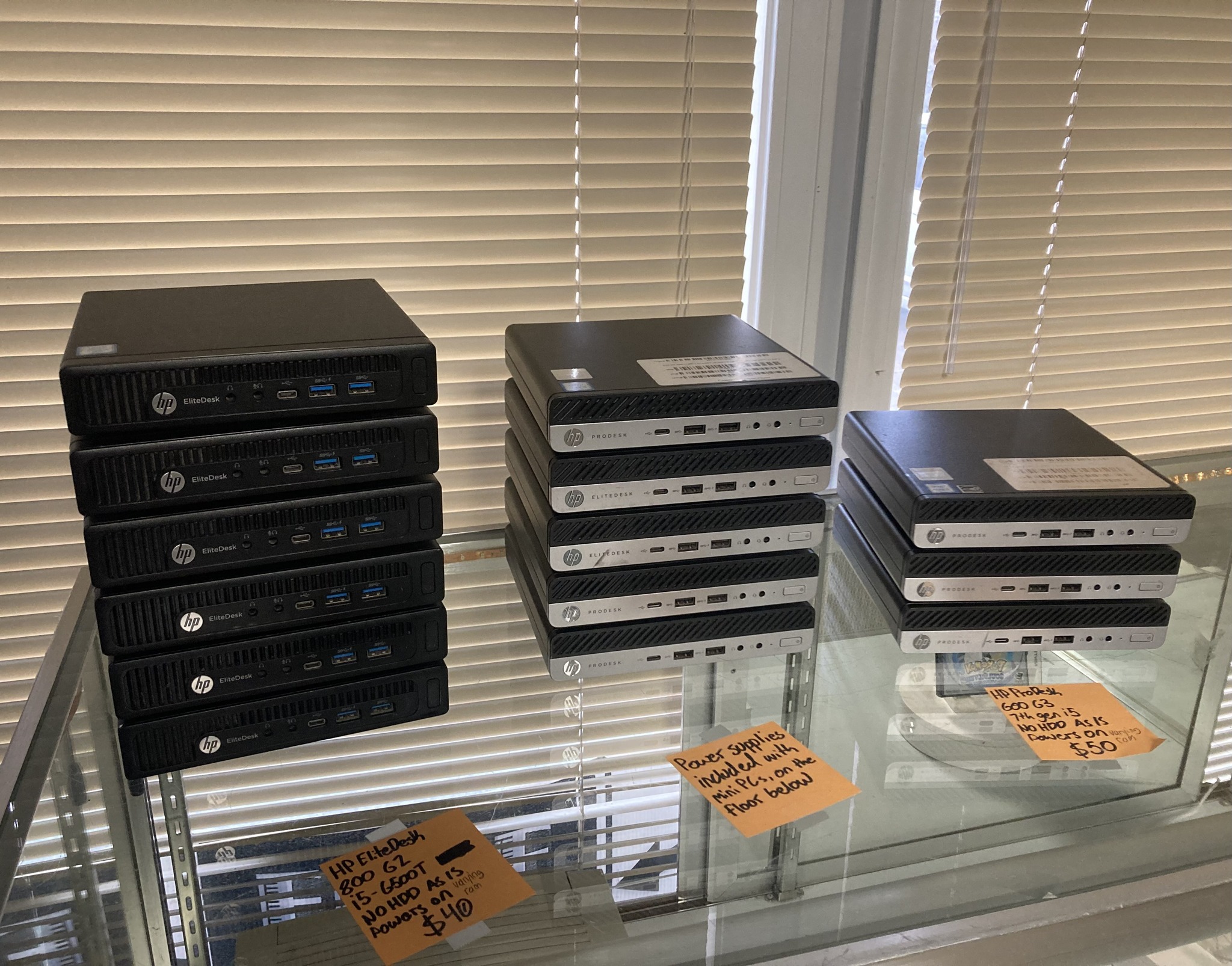 HP ProDesk mini Linux workstations for small footprint