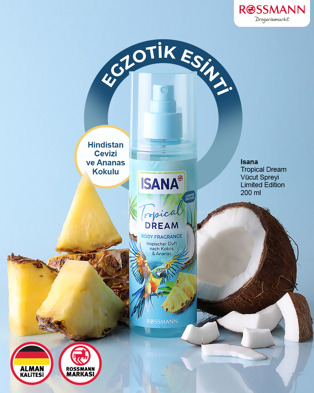 Rossmann Türkiye - 🌴 Egzotik Esinti ile Ferahlık! 🌺 ISANA Tropical ...